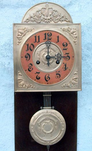 Gustav Becker Uhrwerk Freischwinger Uhr Wanduhr Regulator Pendeluhr Bild