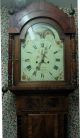 Standuhr Schottisch - Longcase Clock Mit Mondphase - Standuhr Ca.  1790 Mahagoni Antike Originale vor 1950 Bild 5