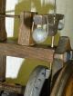 Waagbalkenuhr,  Einzeiger - Uhr,  Mechanische Holzuhr Mit Holzzahnrädern,  Skelettuhr Gefertigt nach 1950 Bild 10