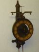 Waagbalkenuhr,  Einzeiger - Uhr,  Mechanische Holzuhr Mit Holzzahnrädern,  Skelettuhr Gefertigt nach 1950 Bild 8