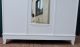 Großer Antiker Kleiderschrank In Weiß,  Spiegel,  Landhausstil,  Weihnachtsgeschenk Antike Originale vor 1945 Bild 4