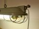 Schaco Bunkerlampe / Fabriklampe /ex - Leuchtstoff / Vintage / Loft/ Design 1960-1969 Bild 7
