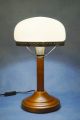 Wunderschöne Jugendstil Schreibtischleuchte Leselampe Messing Bankerlampe Gefertigt nach 1945 Bild 2