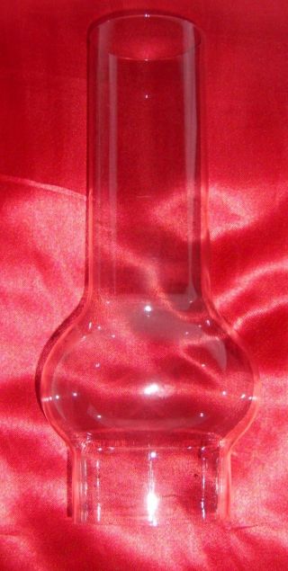 Alter Glaszylinder Petroleumlampe U.  65mm H.  21 Cm Ersatzglas Klarglas Bild