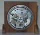Kleiner Wecker Mechanisches Aufzugswerk Holzgehäuse Uhrmachergeprüft Antike Originale vor 1950 Bild 4
