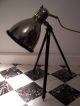 Bauhaus Stehlampe Tripod Lampe Art Deco Chrom Strahler Werkstattlampe Um 1940 Antike Originale vor 1945 Bild 11