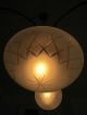 Lampe Deckenlampe Jugendstil Schliff Biedermeier Shabby Messing Bronze Antike Originale vor 1945 Bild 5