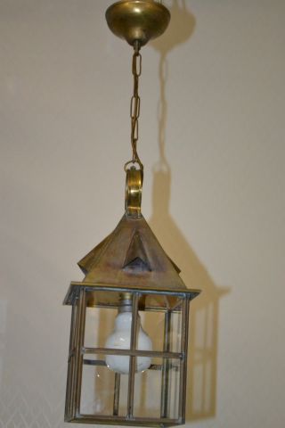 Antike Laterne,  Deckenlampe Aus Frankreich Bild