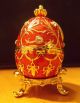 Faberge - Ei Mit Quarzuhr Gefertigt nach 1945 Bild 6