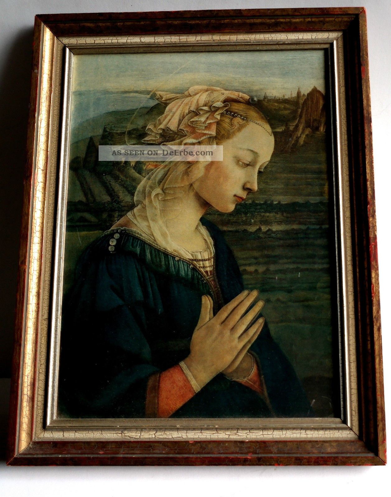 Goldrahmen Repro Ikone Fra Filippo Lippi Madonna Uffizien Florenz Museumsrahmen Rahmen Bild