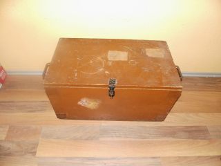 Alte Antike Frachtkiste Truhe Holztruhe Kiste Holzkiste Koffer Couchtisch Bild