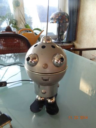 Alte Lampe Designlampe Beistelllampe Roboter Aus Metall Bild