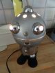 Alte Lampe Designlampe Beistelllampe Roboter Aus Metall Gefertigt nach 1945 Bild 6