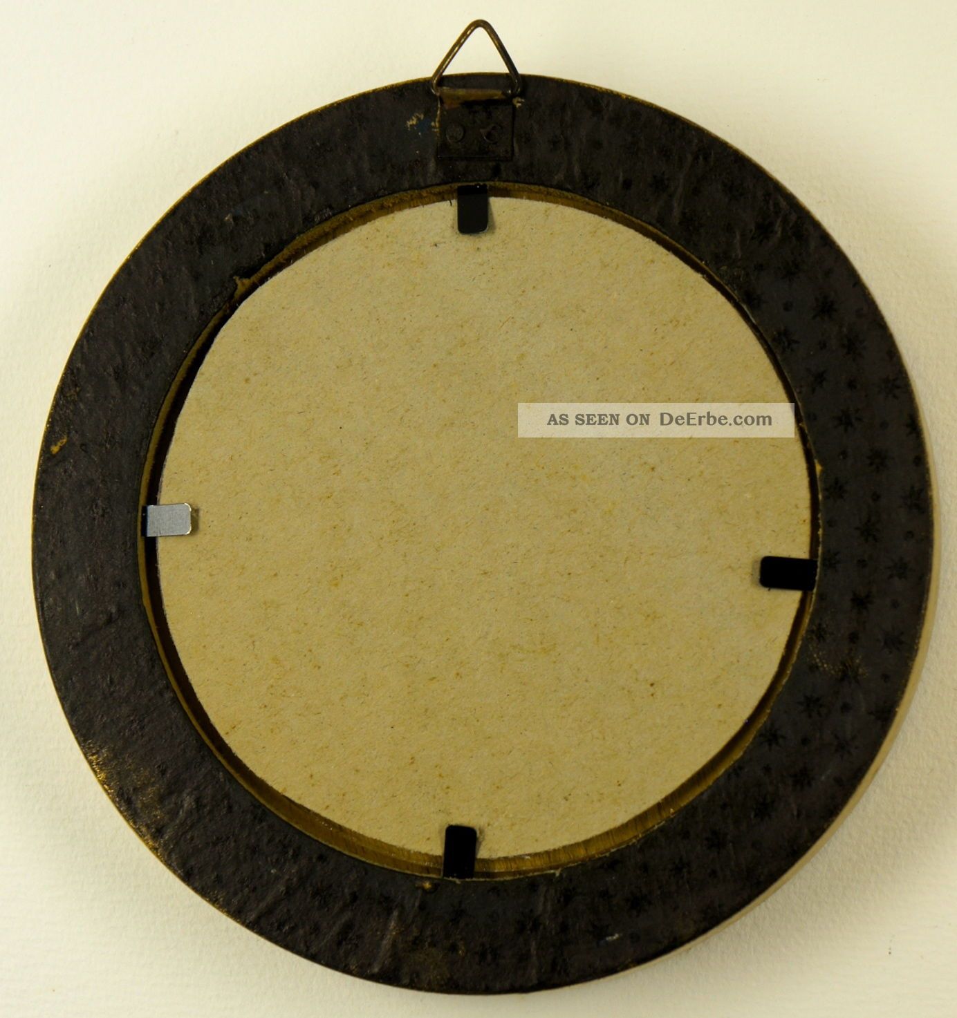 Kleiner Bilderrahmen, Goldrahmen, Rund, Ø 12, 5 Cm, Holz ...
