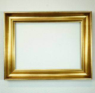 Holzrahmen Profilrahmen Gold Klassisch Glatt 57,  5 X 44,  5 Cm Für Gemälde Ohne Gl Bild