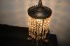 Alte Lampe,  Tischlampe,  Alte Tisch Lampe Aus Bronze Mit Kristallbehang Gefertigt nach 1945 Bild 1