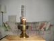 Antik Petroleumlampe Öllampe Messing Tischlampe Top Antike Originale vor 1945 Bild 1
