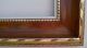 Alter Rahmen Braun Gold Stuck Holz Antik Jugendstil Falz 45,  5x30,  5cm Rahmen Bild 1