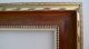Alter Rahmen Braun Gold Stuck Holz Antik Jugendstil Falz 45,  5x30,  5cm Rahmen Bild 6