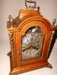 Alt Bracket Clock Kaminuhr Tischuhr Stockuhr Mondphasenuhr Wuba Warmink Stutzuhr Gefertigt nach 1950 Bild 1