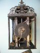 Comtoise Keine Schwarzwalduhr Einzeiger 1 Zeiger Französische Wanduhr Uhr Pendel Antike Originale vor 1950 Bild 2