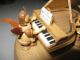 Holz Spieluhr Geschnitzt Weihnachten Mechanische Musik Bild 1
