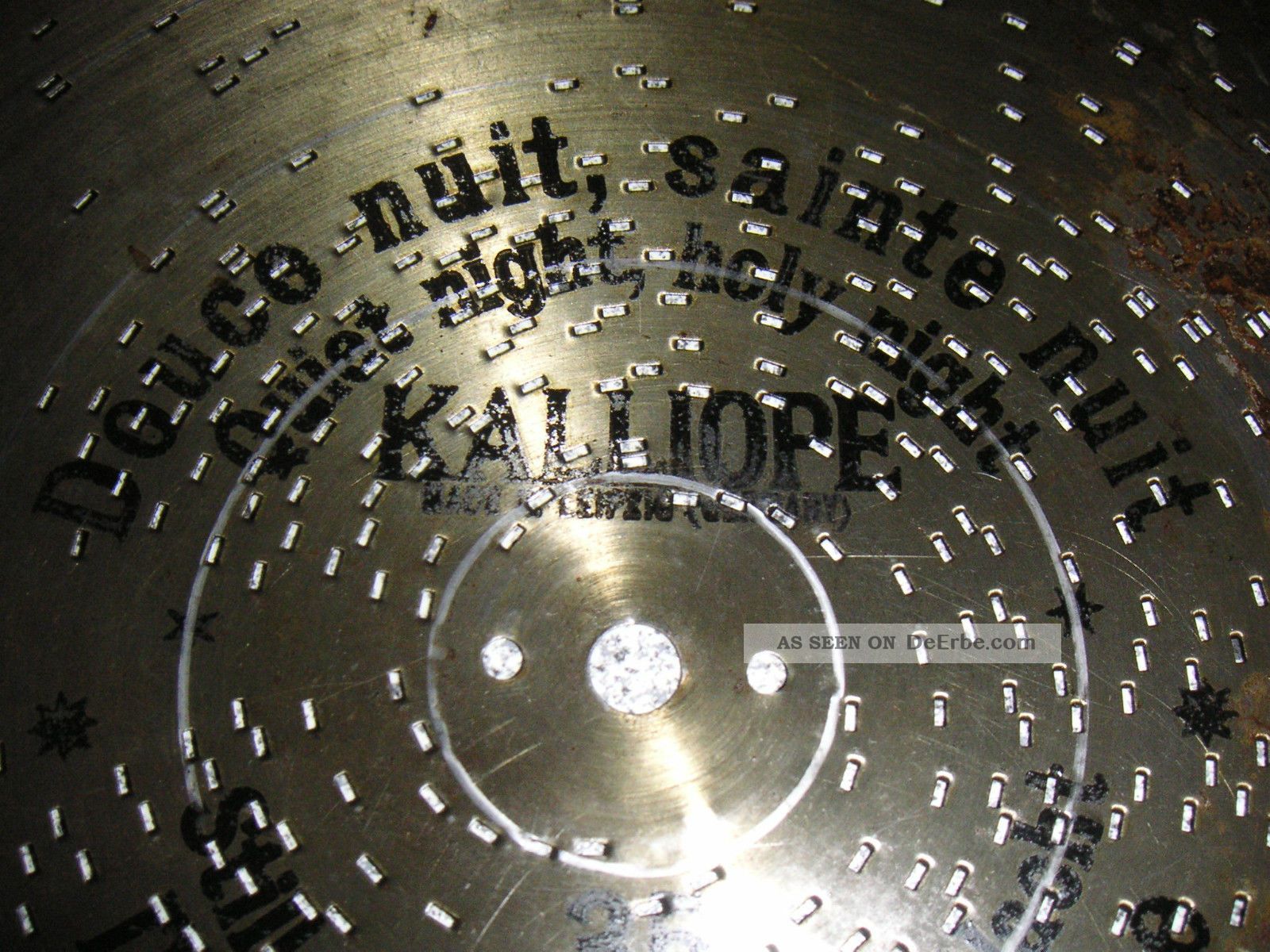Kalliope Weihnachtsplatte 33,  7cm 13 1/4 
