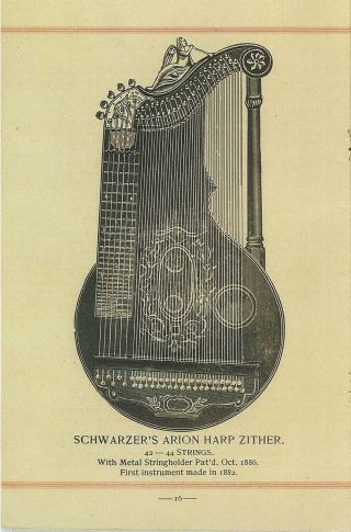 Zither,  Cithare,  : Aus Alten Katalogen & 83 Zithern Patente Auf Bild