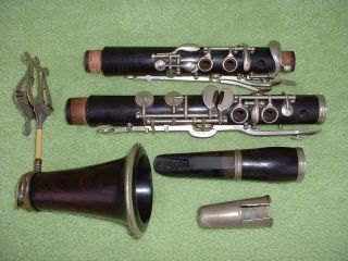 V.  Kohlerta & Synove Vintage Bb Clarinet Historische Klarinette Old Rare Uralt Bild