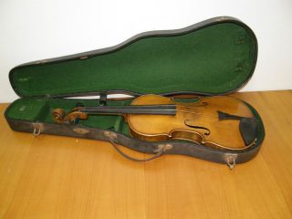 Antik Geige Violine Innenzettel Carlo Bergonzi Fece In Cremona Bild
