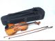 Ältere 4/4 Violine,  Geige Mit Koffer Und Zwei Streichbögen Saiteninstrumente Bild 11