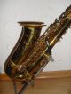 Henri Selmer Saxophone Made In France 50er - 60er Jahre Selten Mit Koffer Blasinstrumente Bild 2
