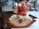 Schöne Große Spieluhr Weihnachtsmann Auf Pferd,  Melodie 