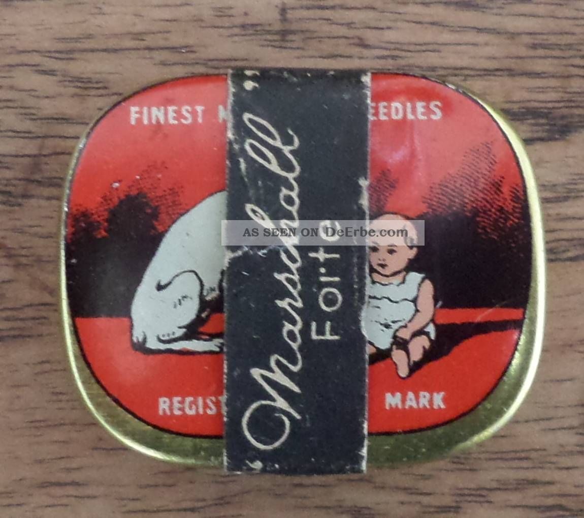 195 Grammofonnadeln Nadeln In Blechdose Marschall Forte Fein Finest Needles Mechanische Musik Bild