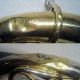 Cerveny Ath 821 - 4px Tenorhorn Messing Um 1950 Oder älter/ Teilespender Blasinstrumente Bild 3