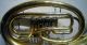 Cerveny Ath 821 - 4px Tenorhorn Messing Um 1950 Oder älter/ Teilespender Blasinstrumente Bild 7
