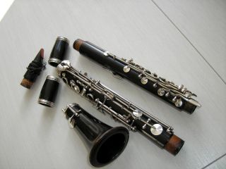 Fritz Wurlitzer A - Klarinette Mit 2 Birnen - Solides Instrument - Bild