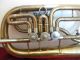 Nachlass,  Basstrompete Flügelhorn Tenorhorn,  Jul.  Rudolph - Hof - Instr.  M.  Gotha Blasinstrumente Bild 5