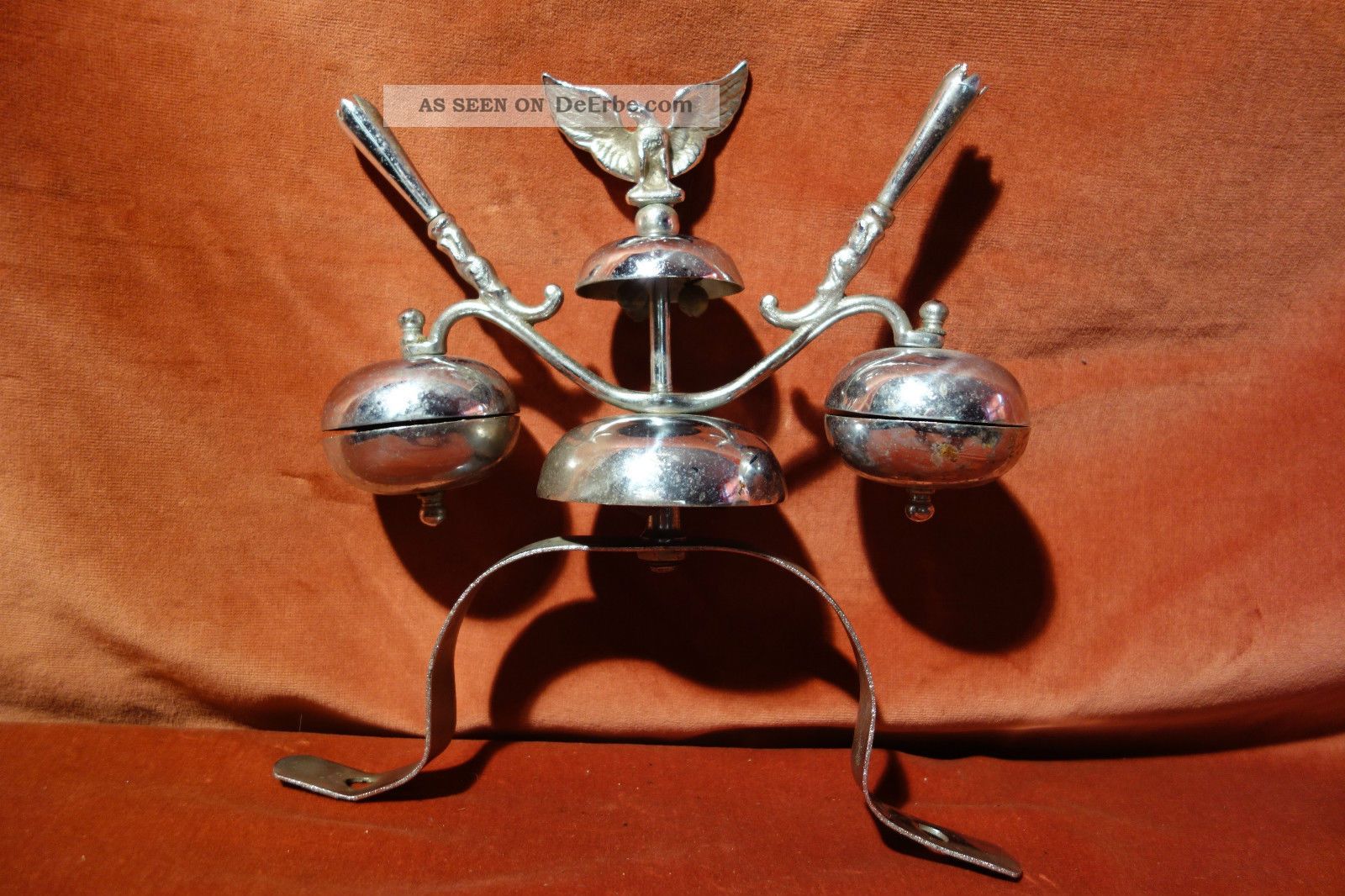 Altes Oberteil Eines Schellenbaums Mit Adler,  Um 1950 Musikinstrumente Bild