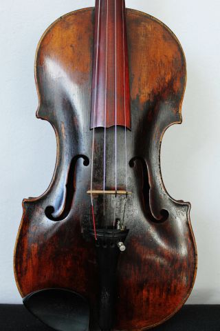 Feine Uralte Violine Mit Zettel Old Violin Nur 3tage Bild