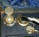 Alter Plattenspieler Grammophon Im Koffer Mit 3 Schellackplatten Alte Kameraden Mechanische Musik Bild 6