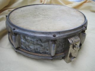 Snare Drum Vintage 1920 - 30er Jahre Jazz Trommel Sammlerstück Museal Bild
