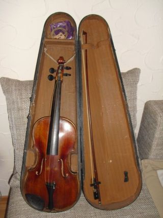 Schöne Alte Geige Mit Zettel Joseph Kloz Senior Mittenwald 1807 N : 308 Bild