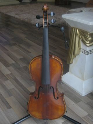 Alte Geige Violine Mit Zettel Giovan Paolo Maggini 1616 Bild