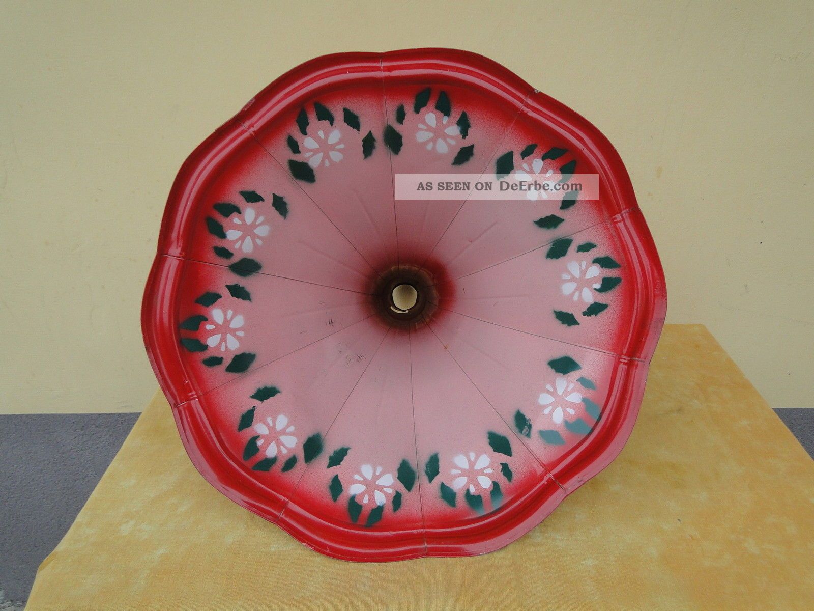 Großer Trichter Schalltrichter F.  Grammophon Mechanische Musik Bild