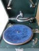 Antikes Grammophon,  Koffergrammophon Sofort Spielbereit,  Siehe Videodemo Mechanische Musik Bild 2