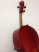 Rotbraunes Cello Mit Zettel, Saiteninstrumente Bild 5