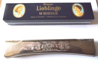 Mundharmonica - M.  Hohner Unsere Lieblinge,  Made In Germany Aus Nachlass Bild