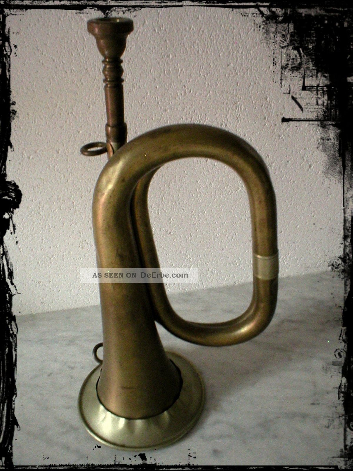 Altes Blech Blasinstrument Signal Horn Jagdhorn Posthorn Hunting Signal Horn Altes Blech Blasinstrument Signal Horn Jagdhorn Posthorn Hunting Signal Horn