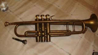 Altetrompete Hüttl Mit 2 Mundstücke Bild